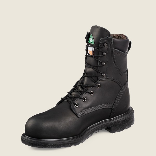 Red Wing Safety Bot Erkek - Supersole® 2.0 - 8-Inch Insulated Waterproof Csa Toe - Siyah - 14IGBLSUW